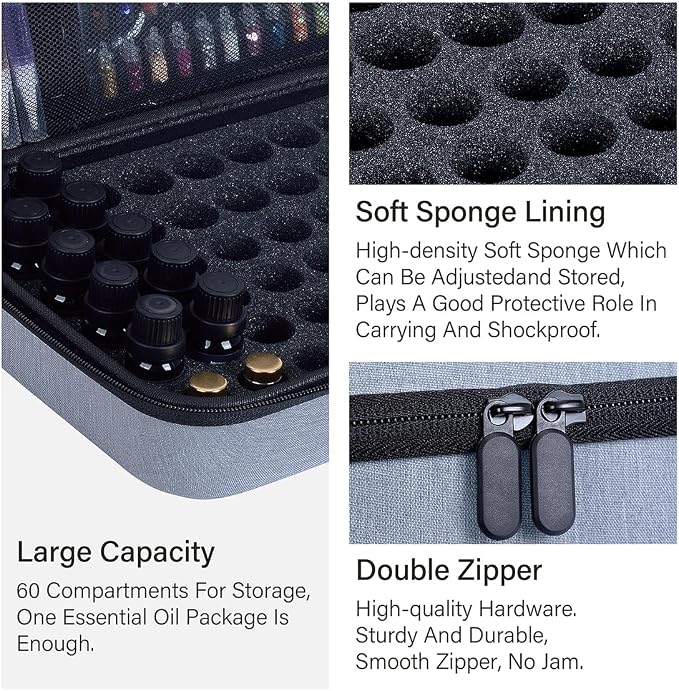 Essential Oils Carrying Case Holds 60 Grids - Image 4