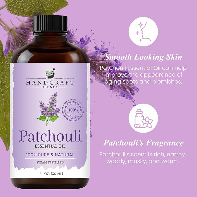 Handcraft Blends Patchouli Essential Oil – 1 Fl Oz – 100% Pure and Natural – - Image 4