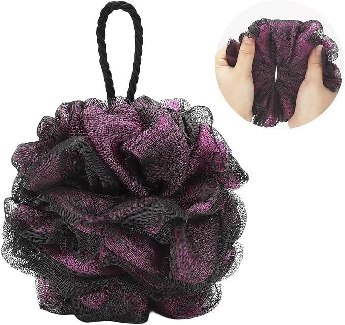 Loofah Sponge 60g/Piece, Bath Sponge Pouf Shower Loofah Body Scrubber - Image 4