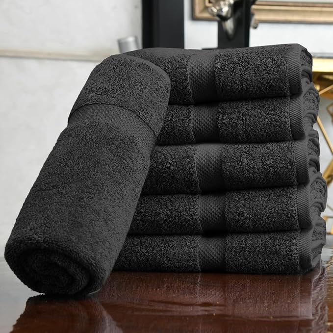 HERCULEAN Premium Bath Towels 24 x 48 Pack of 6 | Quick Dry and Highly - Image 3