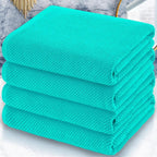 Turquoise Bath Towels by VOOVAMOVAS