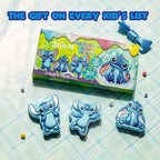 Stitch Bath Bombs for Kids, Fun Bright Rainbow Colors, Raspberry Scented for - Image 9