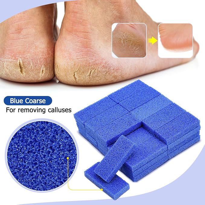 Disposable Foot Scrubber Sponge Pads Pedicure Pumice Stone - Image 5