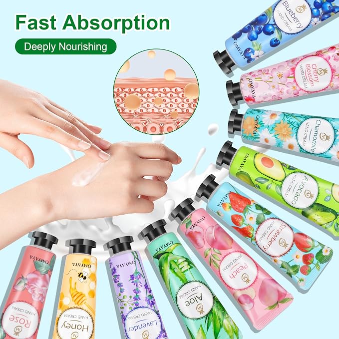80 Pack Hand Cream Gift Set: Hand Lotion Travel Size, Teacher Appreciation Gifts - Image 6