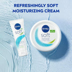 NIVEA Soft Refreshingly Soft Moisturizing Cream, Lightweight Body Moisturizer - Image 9