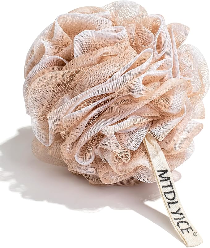 MTDLYICE Loofah Sponge, XL Large Loofah 75g 4 Pack, Bath Sponge Soft Mesh Shower - Image 6