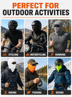 SATINIOR 6 Pcs Ski Mask Cover Balaclava Full Face Mask Summer Face Cover UV - Image 6