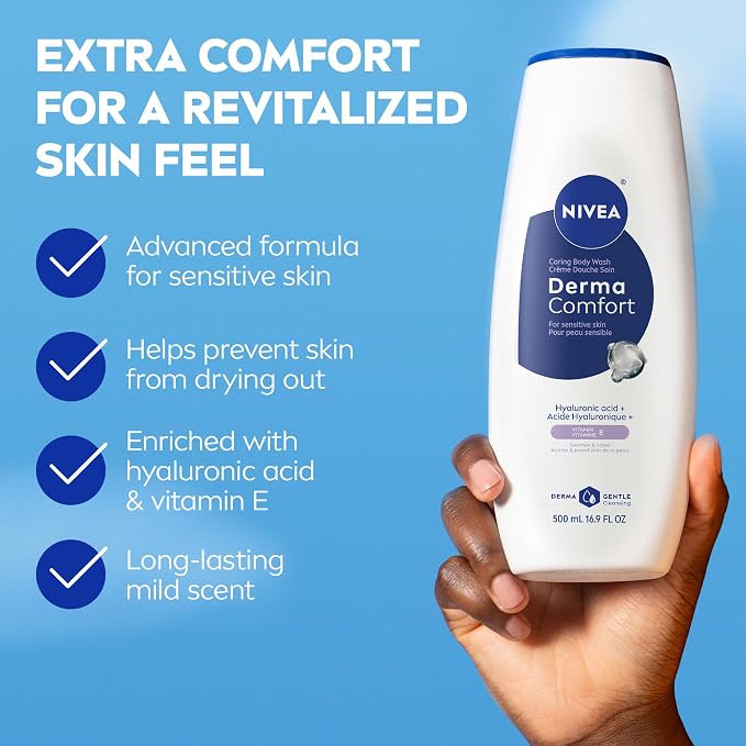 NIVEA Derma Comfort Caring Body Wash - Image 2