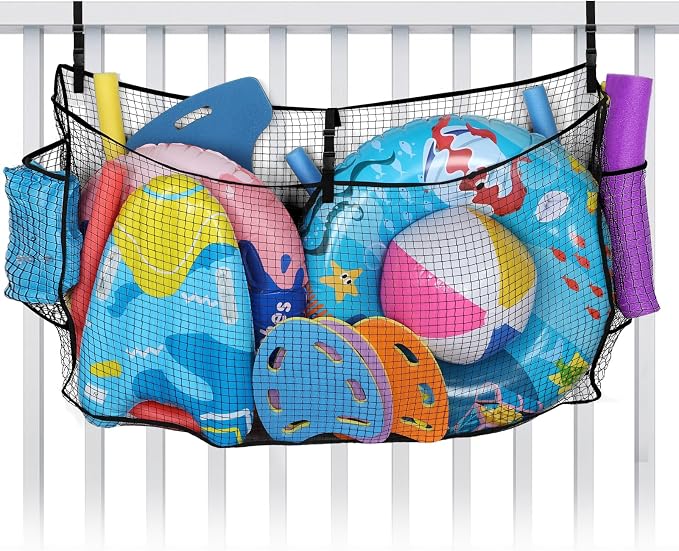 Large Pool Float Toy Storage Net by Cosweet