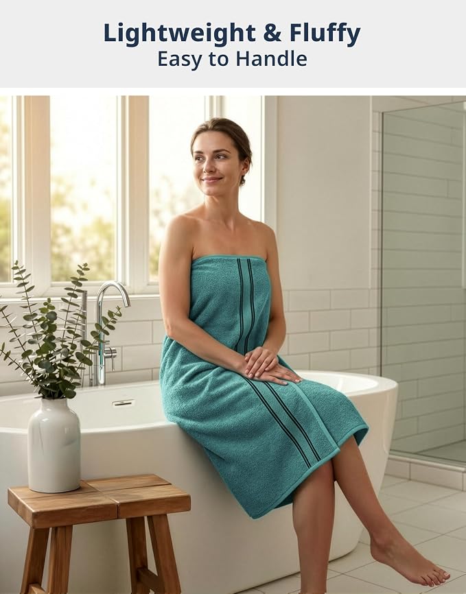 LANE LINEN 100% Pure Cotton Bath Sheets - Image 2