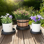 Plant Saucer Tray for Ceramic Plastic Pots, 12 inch Plant Saucers for Indoors - Image 6
