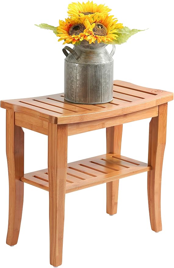 Bamboo Shower Bench - Image 9