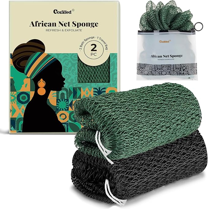 CORATED African Net Sponge Authentic by CORATED