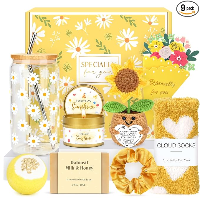 Gift Baskets for Women Unique Birthday Gifts for Women self care cheer up gifts by CHESACE