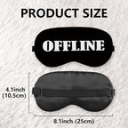 Offline Sleep Mask Silk, Funny Sleeping Mask Adjustable Sleep Mask, Blindfold - Image 7