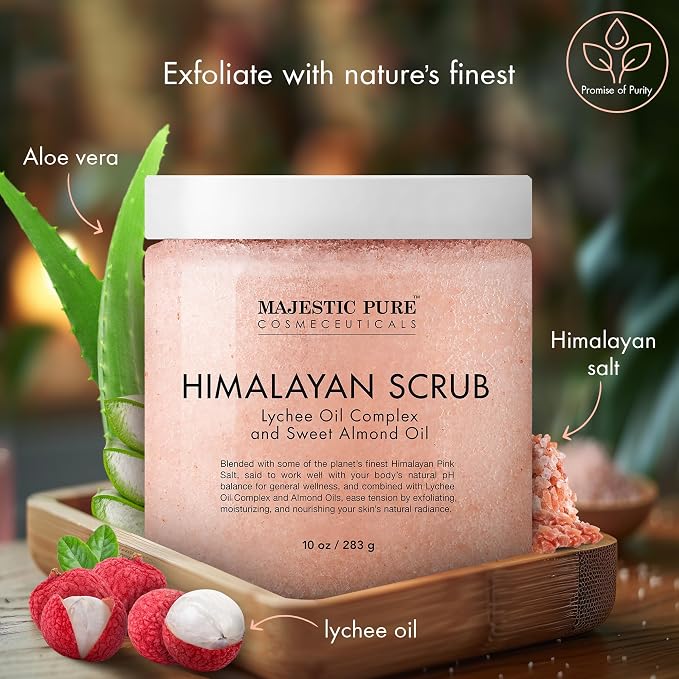 MAJESTIC PURE Himalayan Salt Body Scrub - Image 2