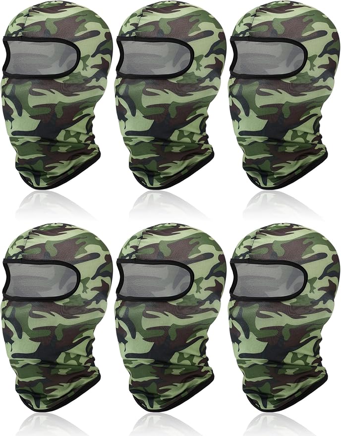 SATINIOR 6 Pcs Ski Mask Cover Balaclava Full Face Mask Summer Face Cover UV by SATINIOR