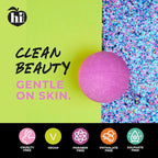 Hi Peach Layne Cherry Blossom Bath Bombs 12-Pack – Vegan, Clean Beauty Spa Gifts - Image 8