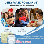Pjordo Jelly Masks Set for Facials Professional, Hyaluronic Acid Jelly Mask - Image 8