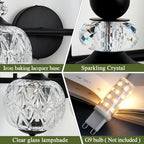 Piepooye Vintage Bathroom Light Fixtures Black Vanity Light - Image 3