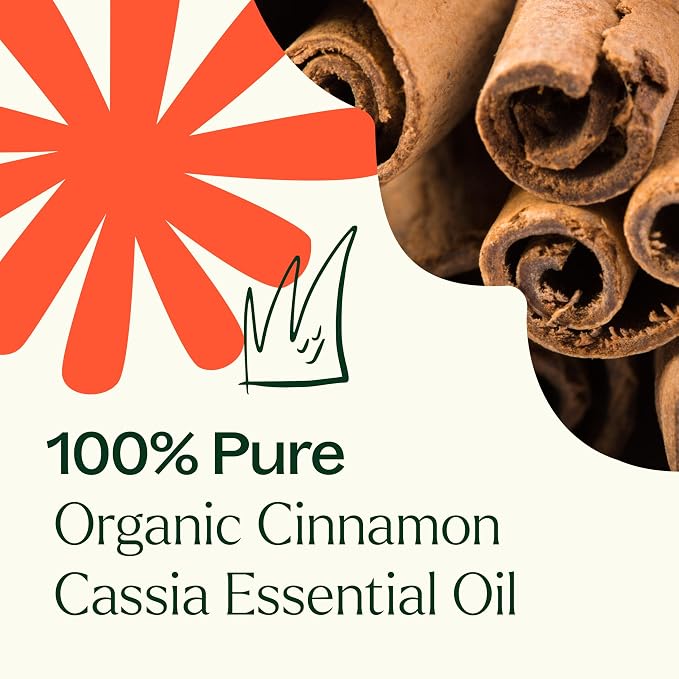 Plant Therapy USDA Certified Organic Cinnamon Cassia Essential Oil 10 mL 100% - Image 5