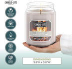 Candle-lite Fall Scented Candles, Evening Fireside Glow, 18 oz Jar, Proudly - Image 4
