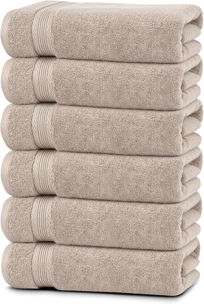 Linteum Textile Supply Luxury Hair Towels 100% Ring Spun Cotton Towel by LinteumTextileSupply