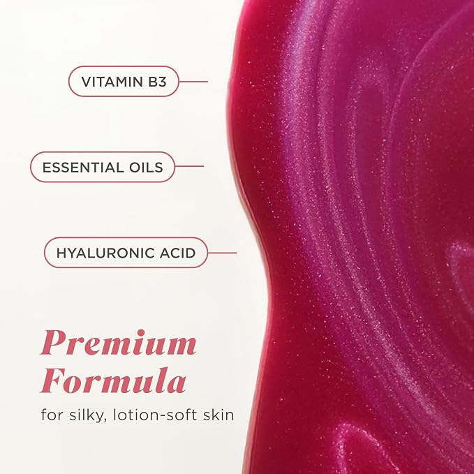 Caress Peony & Almond Blossom Body Wash, Hyaluronic Acid & Vitamin B3 - Image 5