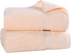 Superior Egyptian Cotton 2-Piece Bath Sheet Towel Set, Oversized Body Towels - Image 2