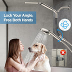 MakeFit Dual Filtered Rain Shower Head Combo, High Pressure Handheld Shower Head - Image 3