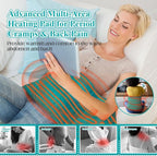 Heating Pad for Back, Heating Pad for Period Cramps/Waist/Stomach - Image 2