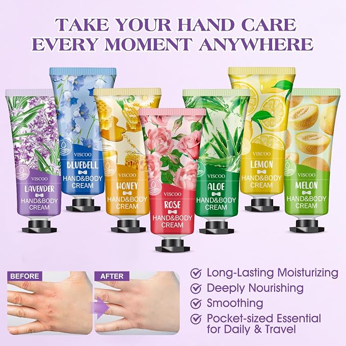 VISCOO 28 Pack Hand Cream Gifts Set - Image 3
