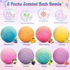 item_name - 8 Packs Mermaid Bath Bombs - Image 4