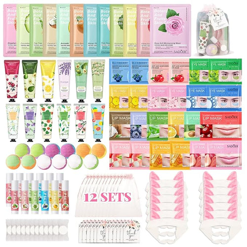120 PCS Spa Party Supplies for Girls, Sleepover Party Supplies for Girls by Unknown
