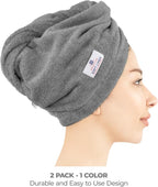 American Soft Linen 100% Cotton Hair Towels - Image 2
