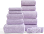 Ultra Soft Bath Towel Set, 12 Piece Family Bathroom Towels Set by BEDDING