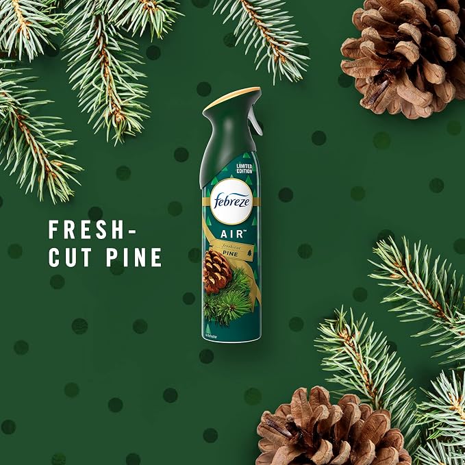 Air febreze Spray Fresh Cut Pine, Holiday Collection, 8.8 Ounces - Image 3