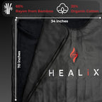 Healix Comfort Sauna Blanket Insert – Ultra-Soft Sauna Towel Liner Made of 65% - Image 6