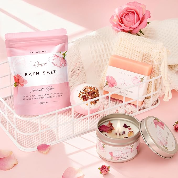 Gifts for Women, Birthday Gifts for Women, Bath and Body Gift Basket Mothers - Image 6
