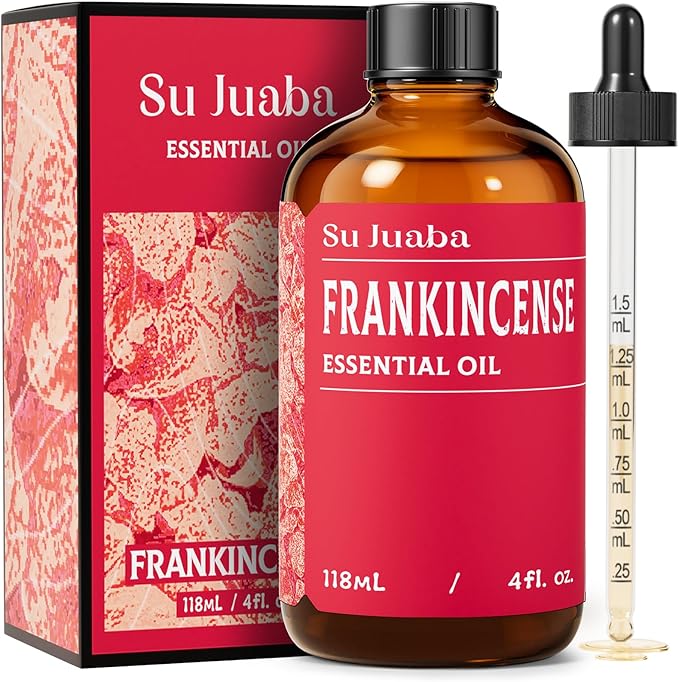 SU JUABA Frankincense Essential Oil 4 Fl Oz, 100% Pure Frankincense Oil by Unknown