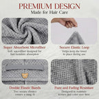 3 Pack Microfiber Hair Towel Wrap - Image 4