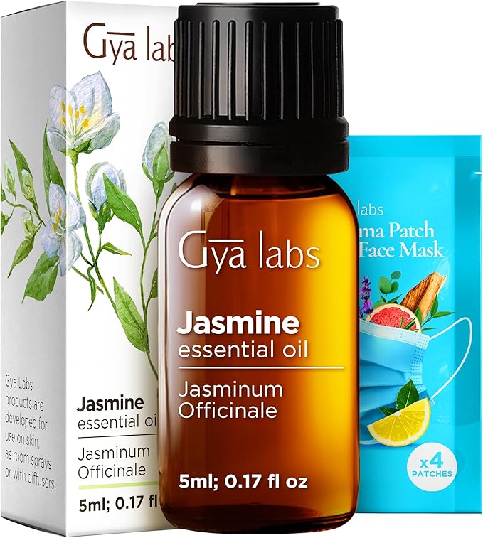 100% Pure Jasmine Essential Oil by GyaLabs