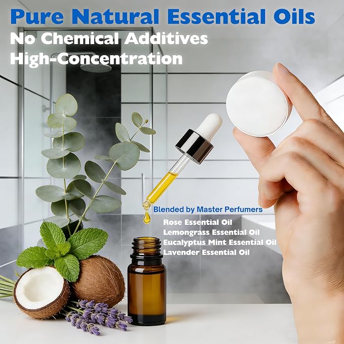12 Tablets Shower Steamers Aromatherapy, Morning Evening Set, Gift - Image 5