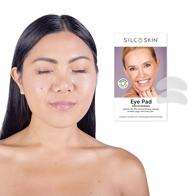 Silc Skin Silicone Eye Pads Reusable Overnight Eye Patches, Medical Grade by SilcSkin