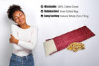 Microwavable Corn Filled Heating Pad and Cold Pack/Washable 100% Cotton Cover - Image 4