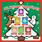 Christmas Bath Bombs with Surprise Toys Inside: 6 Pack Handmade Gifts Bath Bomb - Image 3