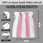 VOOVA & MOVAS 6-Pack Bath Mitts - Image 2