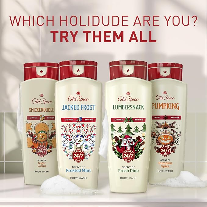 Old Spice Body Wash for Men, Holidudes Holiday Edition, 24/7 Holiday Freshness - Image 9