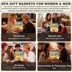 Spa Kit Gifts Basket for Women, Honey & Almond Bath & Body Gift Basket - Image 5