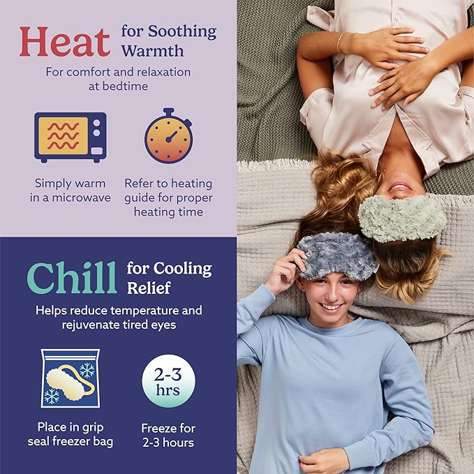 warmies Microwavable Eye Mask for Warmth & Comfort - Image 5